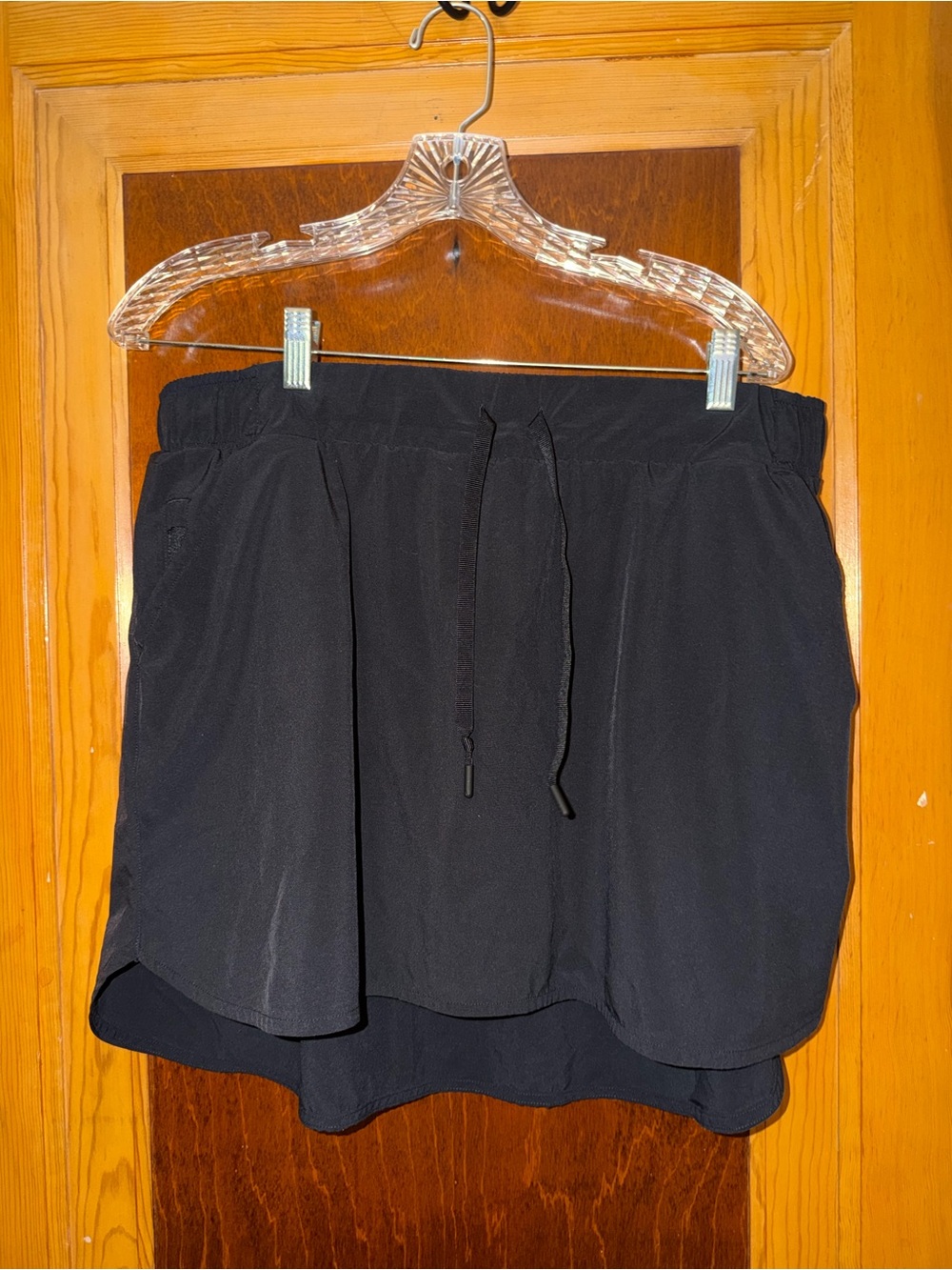 all in motion Black Active Skort with Drawstring Waist